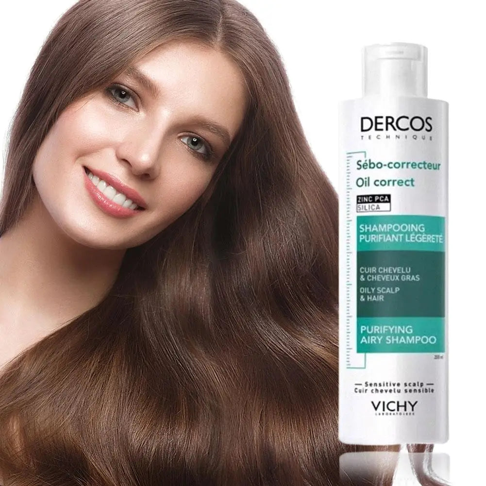 DERCOS Fluffy Shampoo Deep Cleansing Anti Dandruff Anti Itch Oil Control Soothing Nourishing Damaged Scalp Hair Repair Shampoo