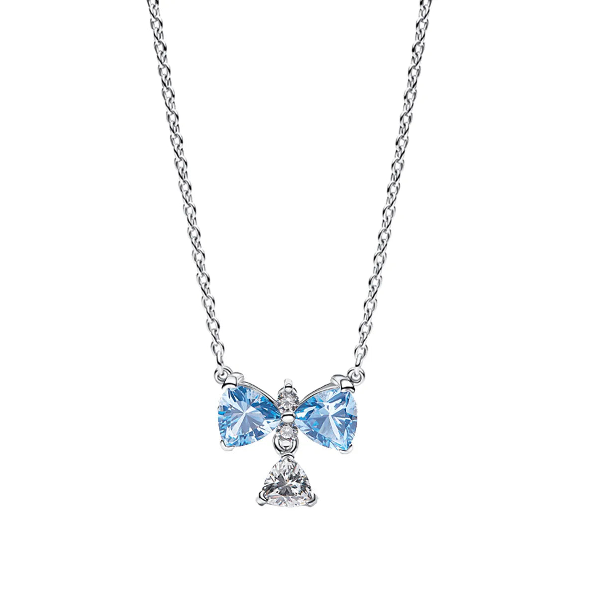 925 Silver Heart Key Pendant Necklace & Floral Gem Ring Set Elegant Couple Jewelry Gift