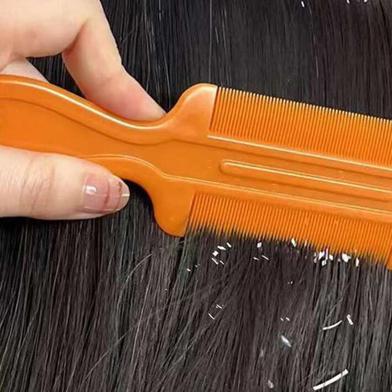 Professional Ultra-Dense Fine-Tooth Double-Sided Comb! Easy to hold, effectively removes dandruff and louse eggs.