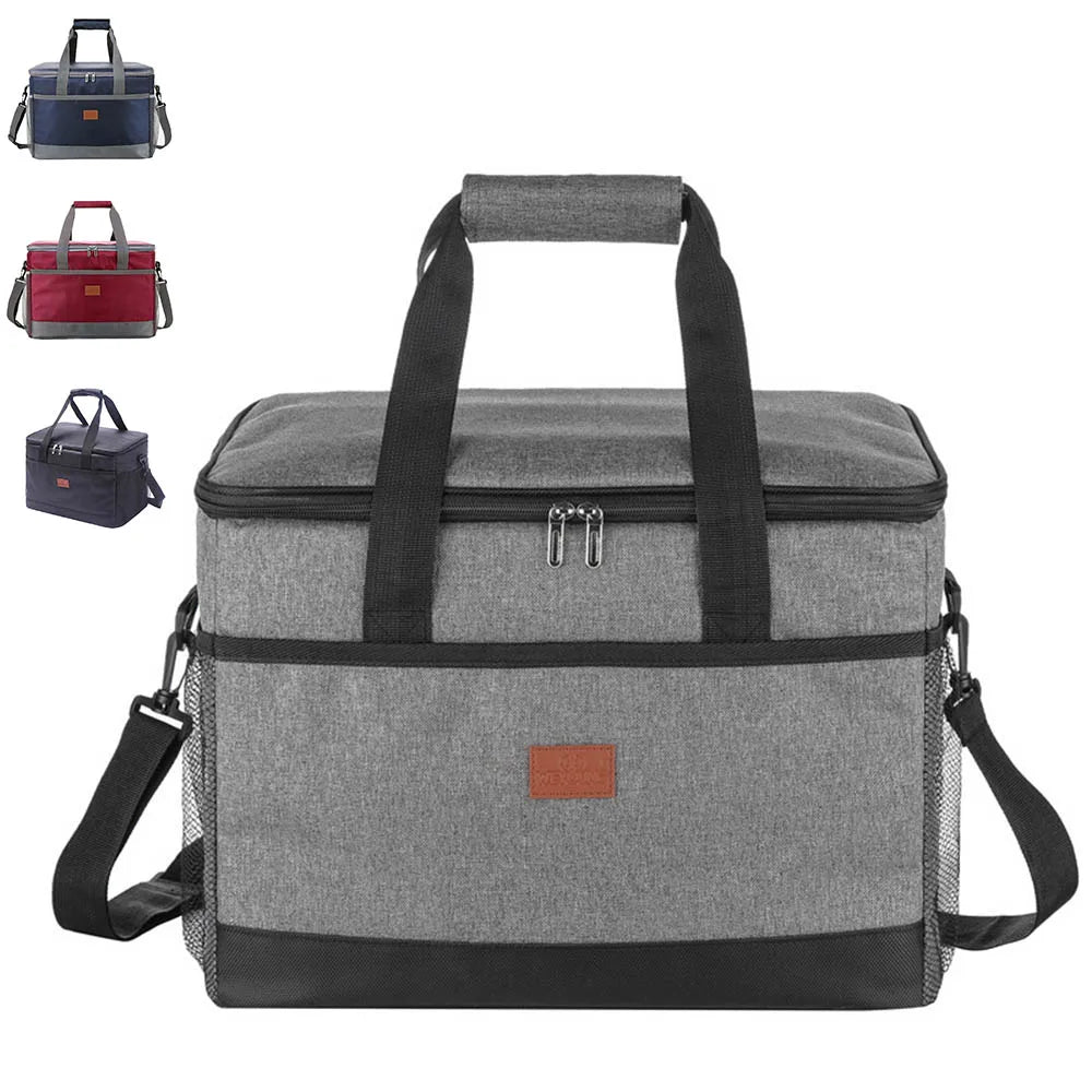 Cooler Bag 35L Large Insulated Lunch Box for Men Women Picnic Bag Portable Tote for Camping BBQ Family Outdoor Activities
