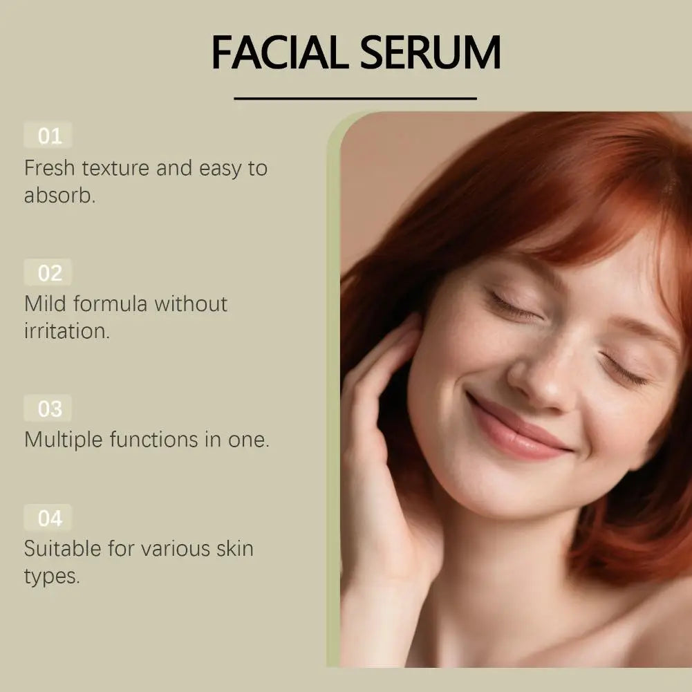 30ml Hyaluronic Acid Gentle Care Facial Serum Tightening Repairing Hydrating Skin Whitening Copper Peptides Moisturizing Essence
