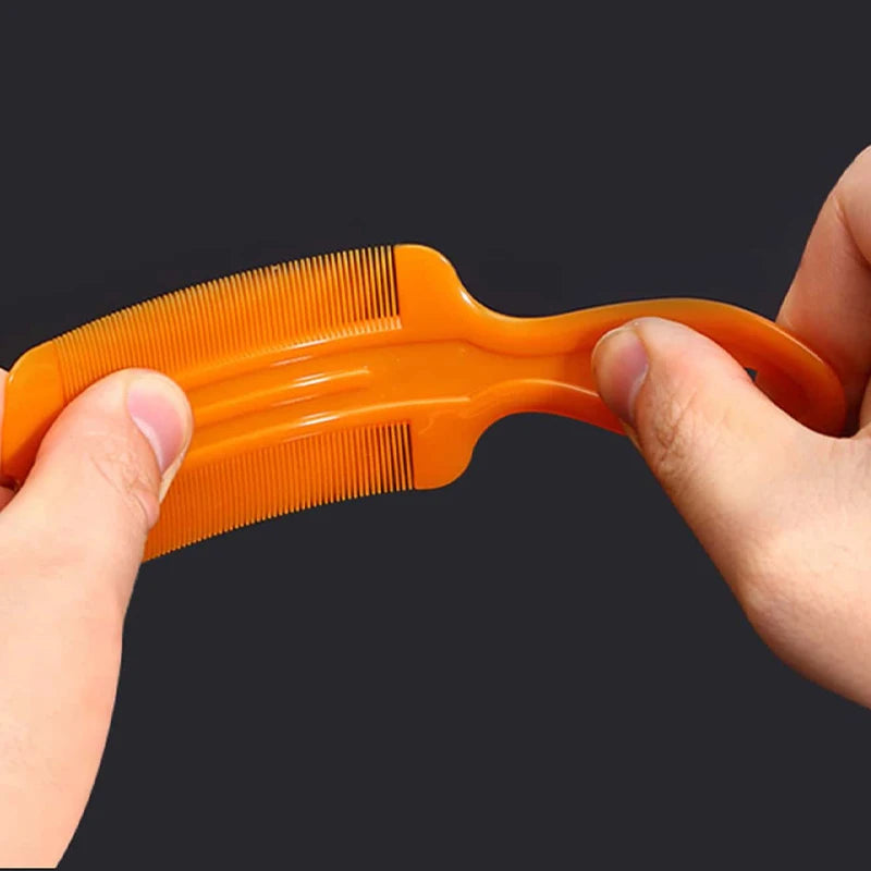 Professional Ultra-Dense Fine-Tooth Double-Sided Comb! Easy to hold, effectively removes dandruff and louse eggs.