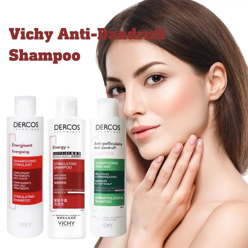 DERCOS Fluffy Shampoo Deep Cleansing Anti Dandruff Anti Itch Oil Control Soothing Nourishing Damaged Scalp Hair Repair Shampoo