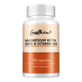 Magnesium with Zinc & Vitamin D3 - Aids Sleep, Bone, Heart & Immune Support, Improves Bone and Muscle Strength - 120 Capsules
